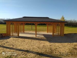 podłoże pod altanę ogrodową